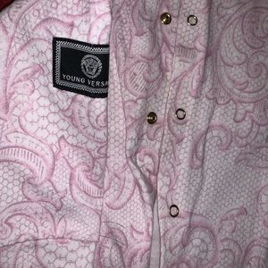 Versace Onesie wut matching hat